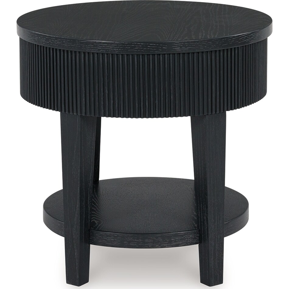 black occasional tables   