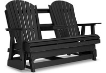black outdoor furniture   