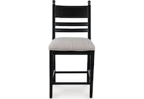 black pub tables bars and stools   