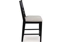 black pub tables bars and stools   