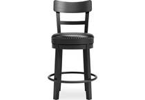 black pub tables bars and stools   