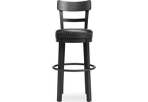 black pub tables bars and stools   