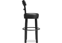 black pub tables bars and stools   