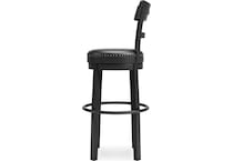 black pub tables bars and stools   