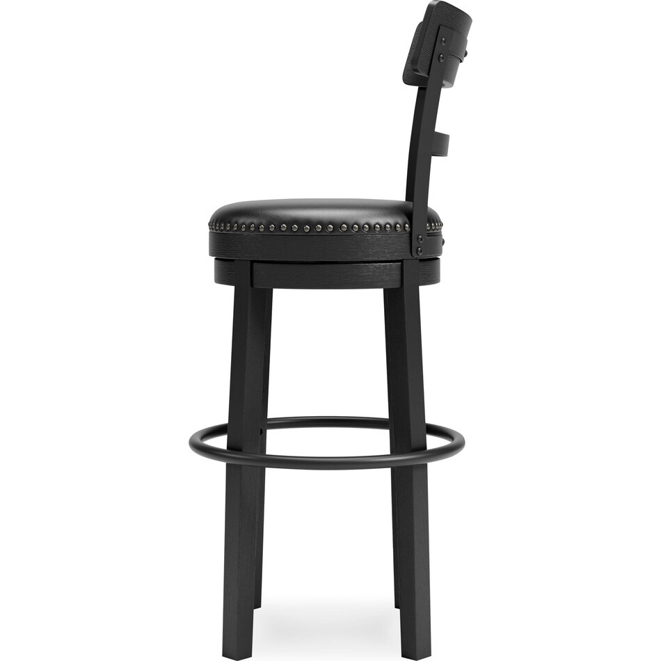 black pub tables bars and stools   