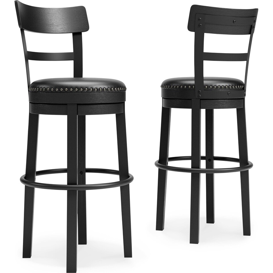 black pub tables bars and stools   