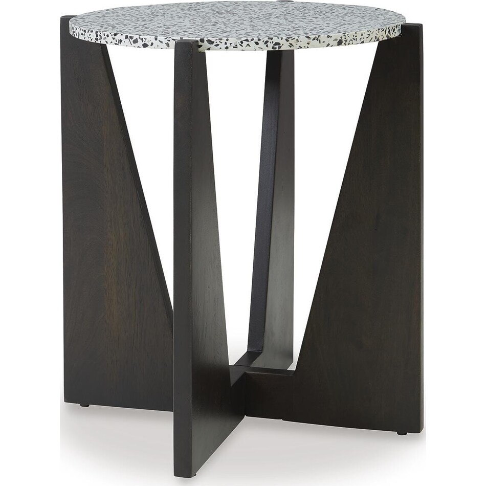 black white occasional tables   
