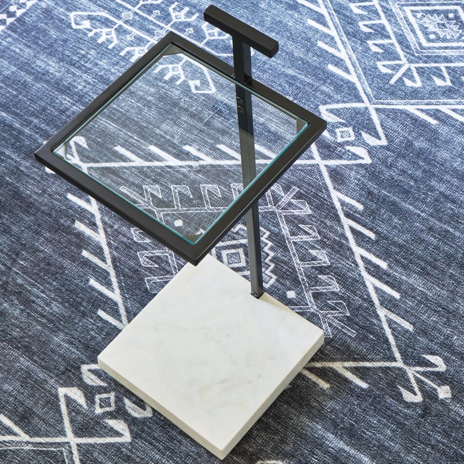 black white occasional tables   