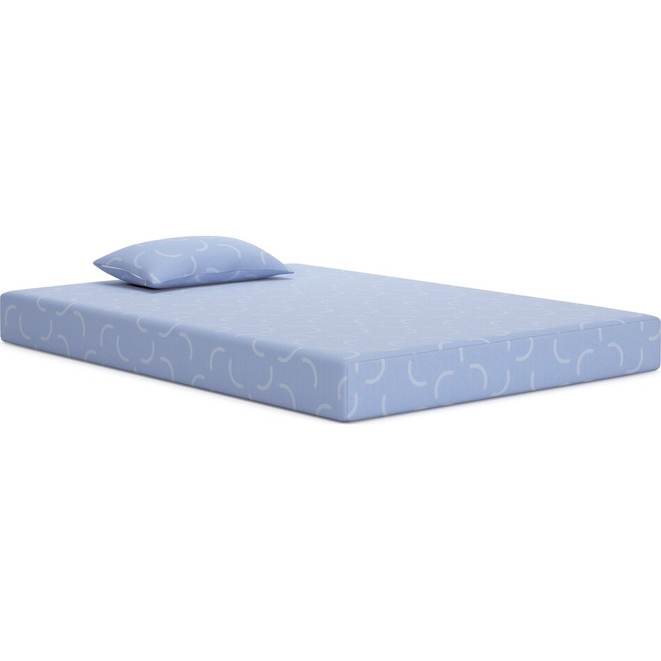 blue bedding   