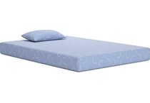 blue bedding   