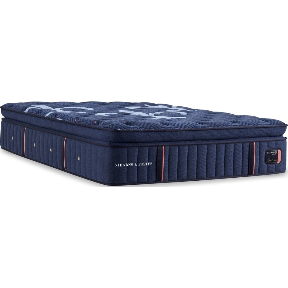 blue bedding   