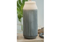 blue beige lamps   