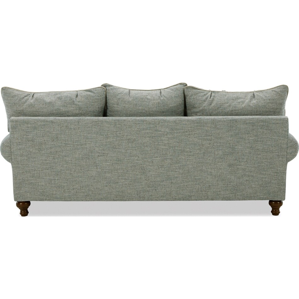 blue fabric living room groups   