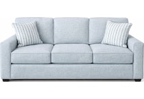 blue fabric living room groups   