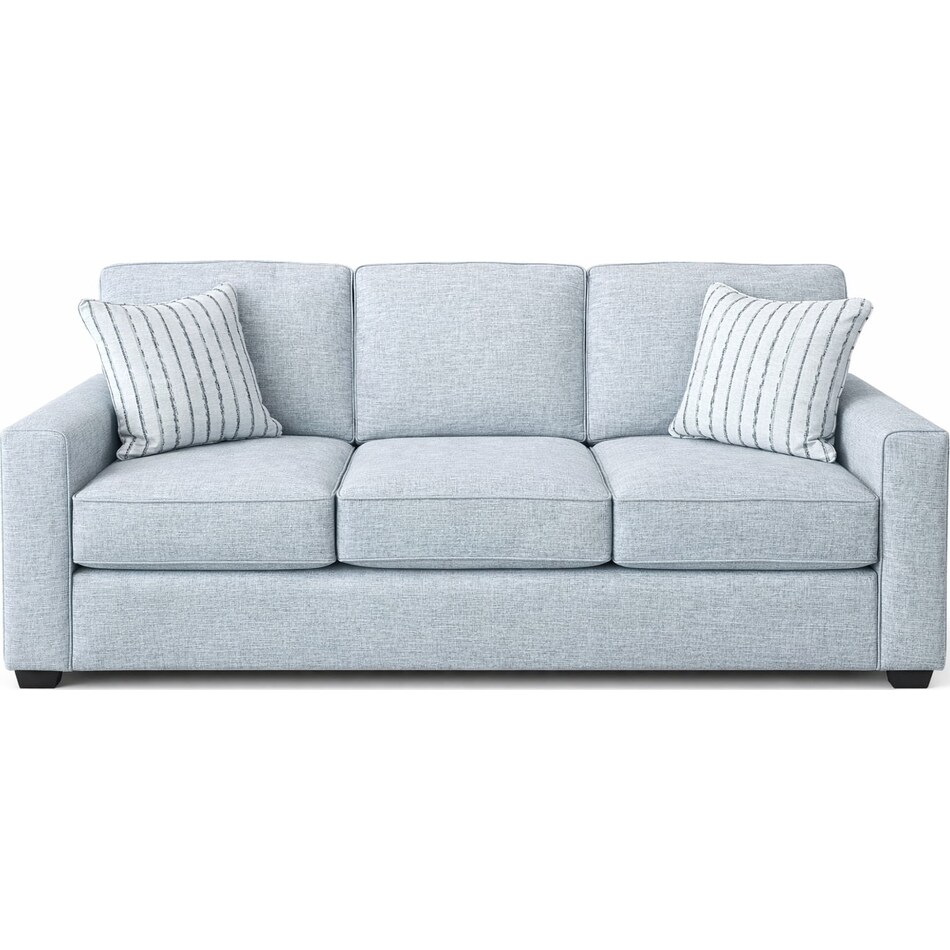 blue fabric living room groups   