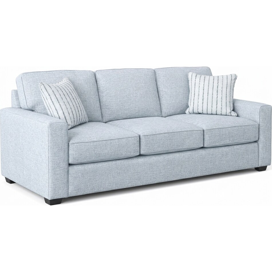 blue fabric living room groups   