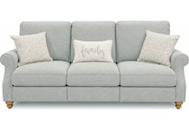 blue fabric living room groups   