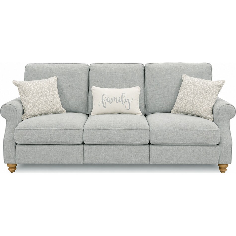blue fabric living room groups   