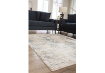 blue ivory area rugs   