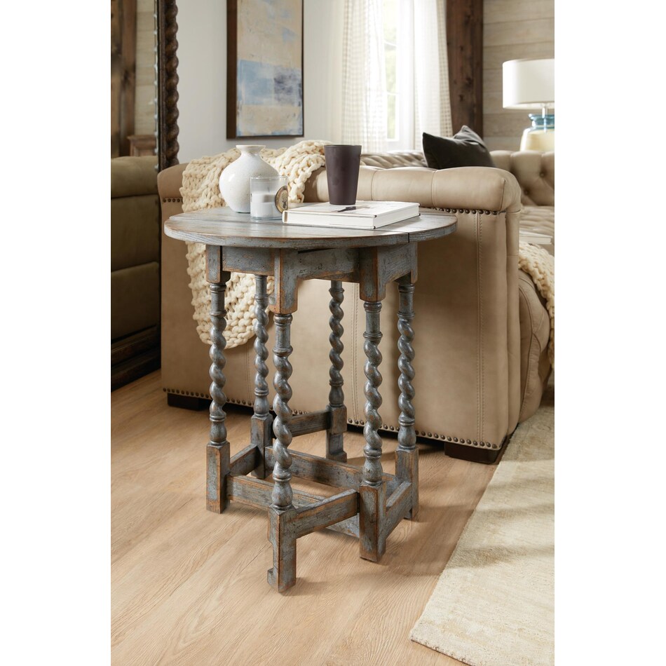 blue occasional tables   