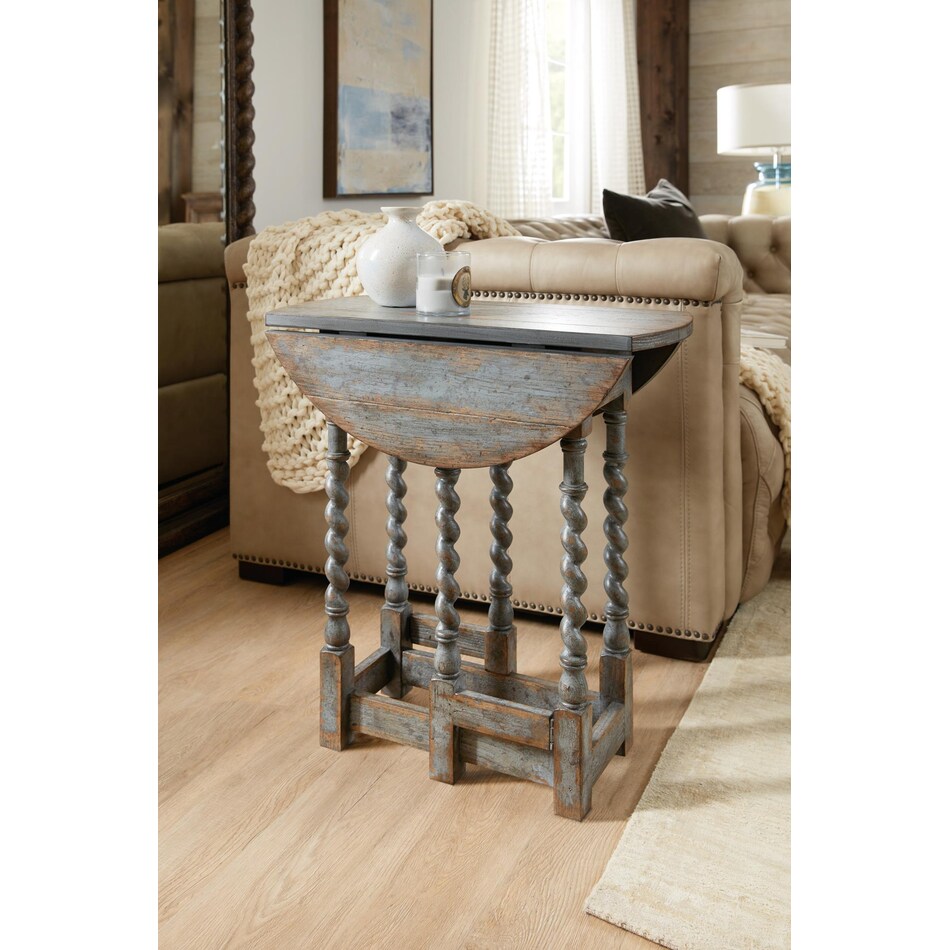 blue occasional tables   