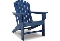 blue outdoor furniture   