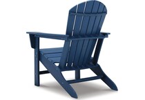 blue outdoor furniture   