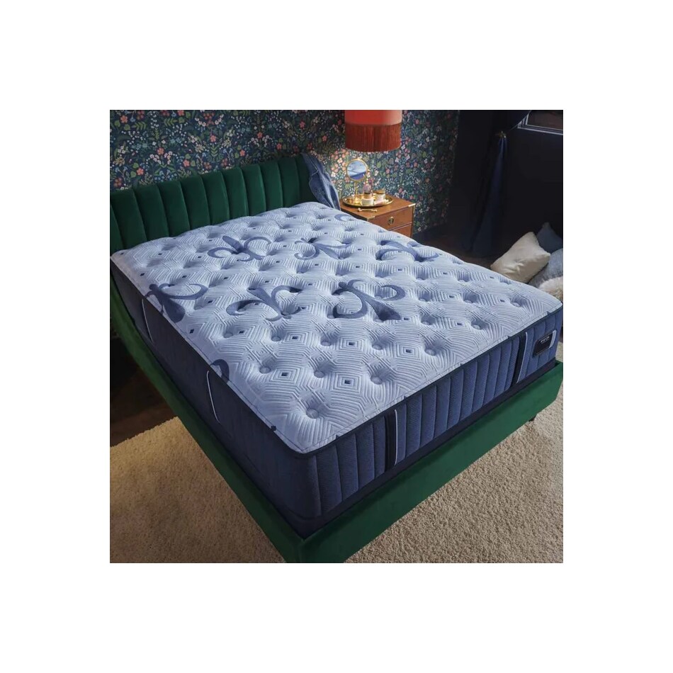 blue white bedding   