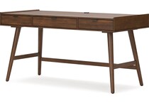 brown accent desks   