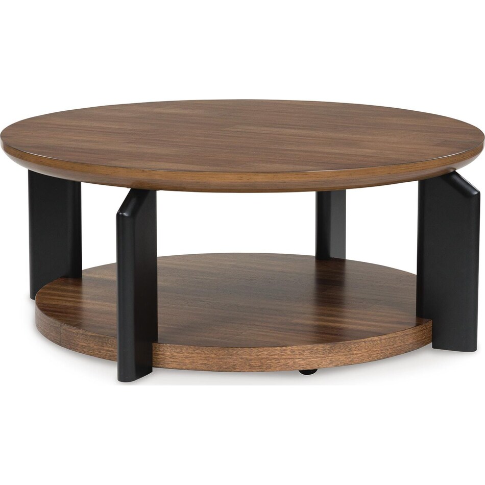 brown black occasional tables   