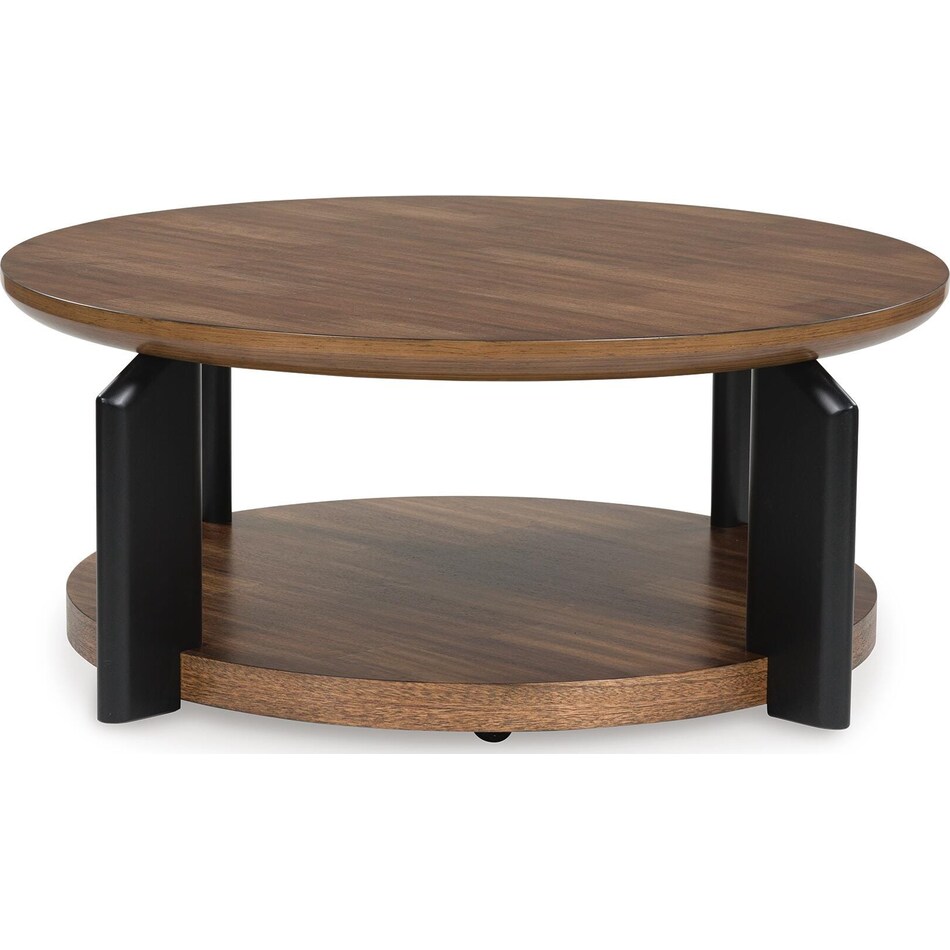 brown black occasional tables   