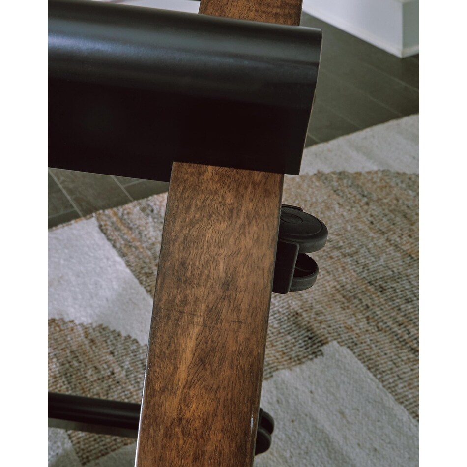 brown black occasional tables   