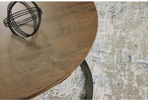 brown black occasional tables   