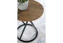 brown black occasional tables   