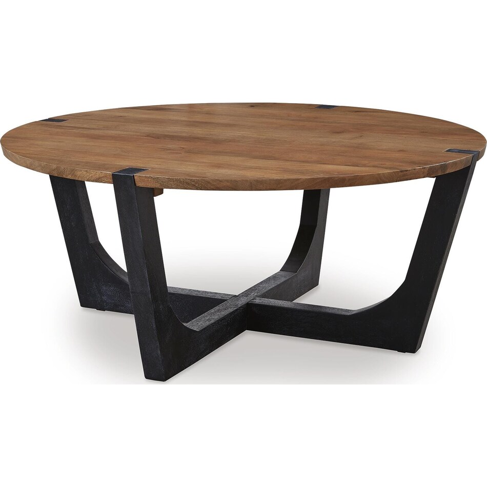 brown black occasional tables   