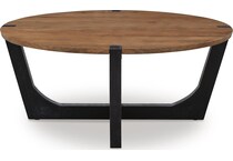 brown black occasional tables   