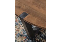 brown black occasional tables   