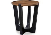 brown black occasional tables   