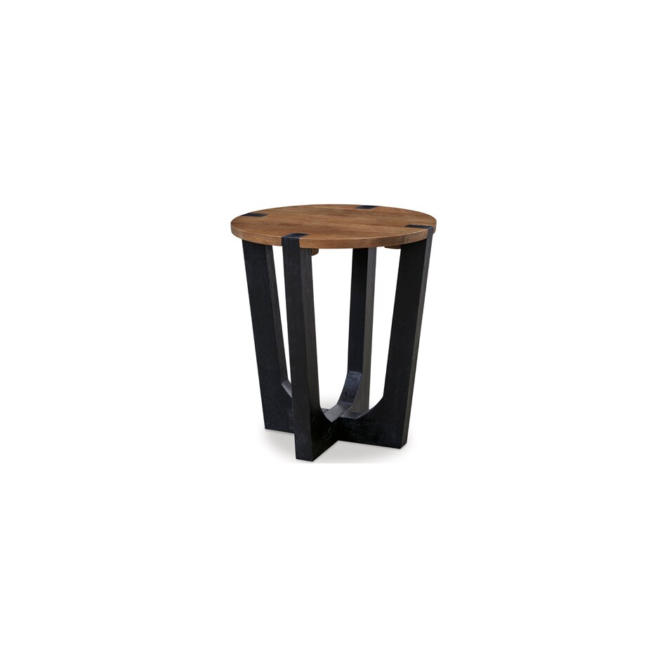 brown black occasional tables   