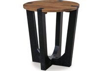brown black occasional tables   