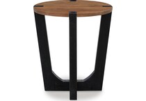 brown black occasional tables   