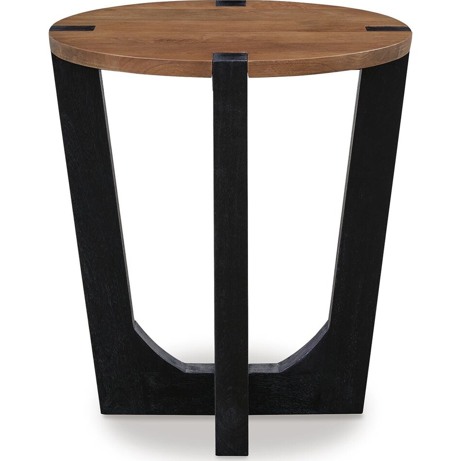 brown black occasional tables   