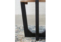 brown black occasional tables   