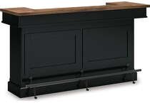 brown black pub tables bars and stools   