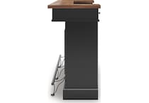 brown black pub tables bars and stools   