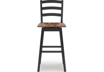 brown black pub tables bars and stools   