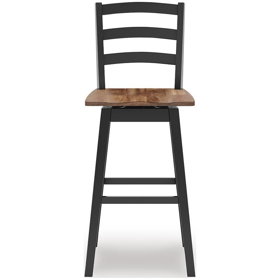 brown black pub tables bars and stools   