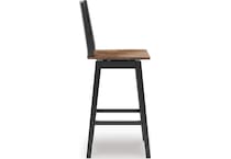 brown black pub tables bars and stools   