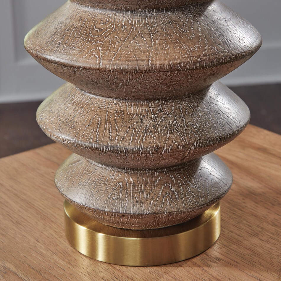 brown gold finish lamps   
