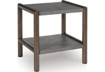 brown gray occasional tables   